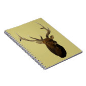 E51 Bull Elk Head Notizblock (Rechte Seite)
