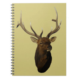 E51 Bull Elk Head Notizblock
