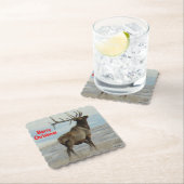 E58 Big Bull Elk Lucky 13 Coaster Untersetzer (Vor Ort)