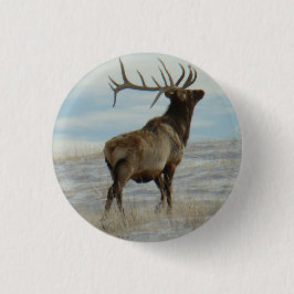 E58 Stier Elche glückliche 13 Stier Button