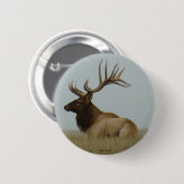 E5 Bull Elk Großer Bulle Button (Vorne & Hinten)