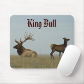 E5 Bull Elk und Yearling Mousepad (Mit Mouse)