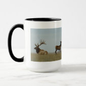 E5 Bull Elk und Yearling Tasse (Links)
