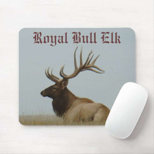 E5a Stier Elche enormer Stier Mousepad (Mit Mouse)