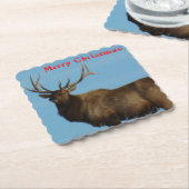 E62 Bull Elk und Blue Sky Untersetzer (angewinkelt)