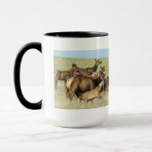 E7 KuhElch Fütternd Kalb Tasse (Links)