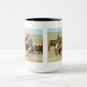 E7 KuhElch Fütternd Kalb Tasse (Zentrum)