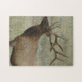 E9 BullElch in Velvet Puzzle (Horizontal)