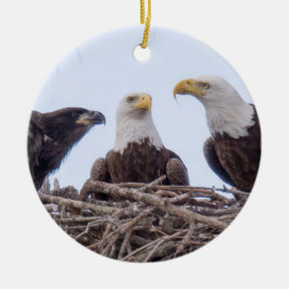 E9 u. Familien-Feiertags-Verzierung Keramikornament