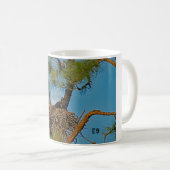 E9 und der Mond Kaffeetasse (VorderseiteRechts)