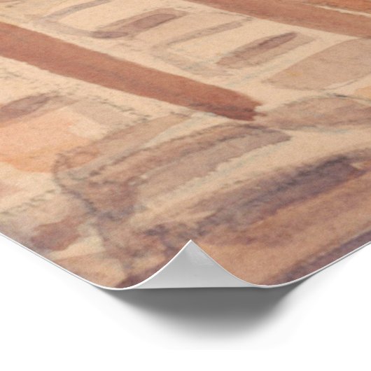 E 18th Street Looking South - Hopper Print Poster (Ecke)