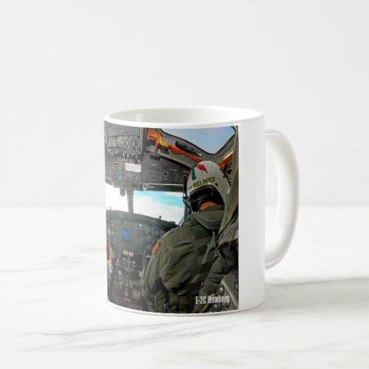 E-2C HAWKEYE COCKPIT KAFFEETASSE (VorderseiteRechts)