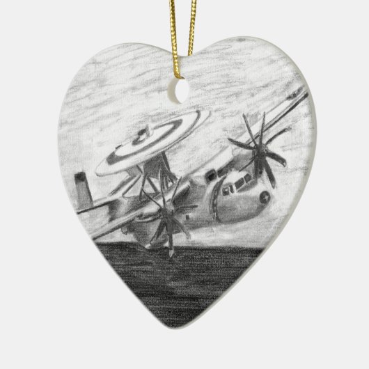 E-2C Hawkeye (Screwtop) Keramik Ornament (Links)