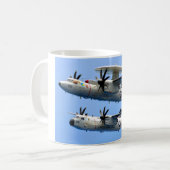 E-2C HAWKEYE und C-2 GREYHOUND Kaffeetasse (Vorderseite Links)