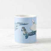 E-2D ADVANCED HAWKEYE und EA-18G GROWLER Kaffeetasse (Mittel)