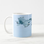 E-2D ADVANCED HAWKEYE und EA-18G GROWLER Kaffeetasse (Links)