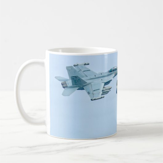 E-2D ADVANCED HAWKEYE und EA-18G GROWLER Kaffeetasse (Links)