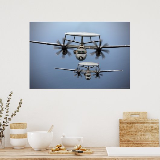 E-2D Hawkeye Poster (Küche)
