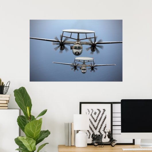 E-2D Hawkeye Poster (Heimbüro)