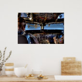 E-3 AWACS Luftbetankung HDR. Poster (Küche)