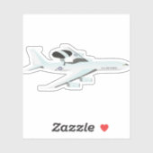 E-3-Flugzeuge mit vorzeitiger Warnung Aufkleber (Blatt)