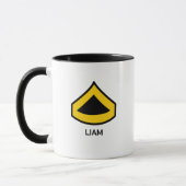 E-3 Private First Class US Army Rank Tasse (Links)