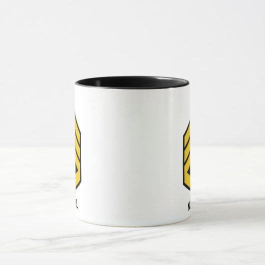 E-6 Stabsoffizier der US-Armee Tasse (Zentrum)