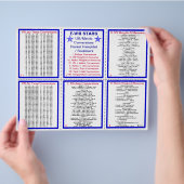 E-8** US/Metric Conversions Pocket Pamphlet Flyer (Hand)