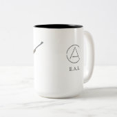 E.A.L. Kaffee-Tasse Zweifarbige Tasse (VorderseiteRechts)
