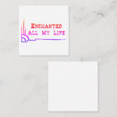 e.a.m.l ENCLOSURE CARD Begleitkarte (Vorne/Hinten)