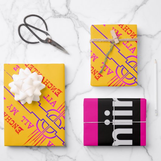e.a.m.l. GESCHENKPAPIERBOGEN studio miiri Geschenkpapier Set (Vorderseite)