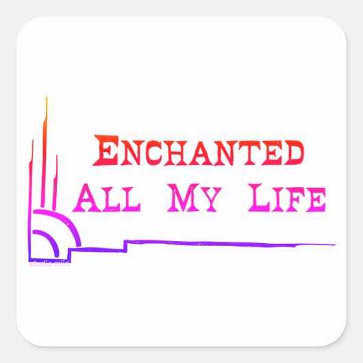 e.a.m.l SQUARE STICKERS <<sunrise>> (Vorderseite)