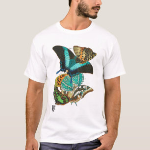 E.A. Séguy Vintage Schmetterlinge Illustration T-Shirt