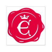 E - Anfangsbuchstabe des Siegels der antiken Wax G Permastempel (Design)