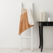 E - Anfangsbuchstabe E Abstraktes Design Sherpadecke (Beispiel)