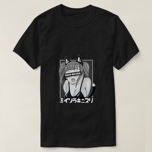 E:\AnhgocUpZZ\Ahegao waifu Material lewneko anim T-Shirt (Design vorne)