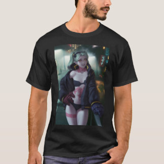 E:\AnhgocUpZZ\Rebecca Cyberpunk Edgerunners loli T-Shirt