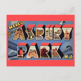 e Asbury Park NJ Grußpostkarte Postkarte