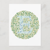 ‚E‘-Augenprüfbrief Postkarte (Vorderseite)