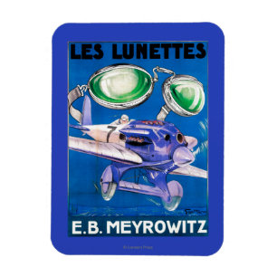 E.B. Meyrowitz Fliegen-Schutzbrillen-Anzeige Magnet