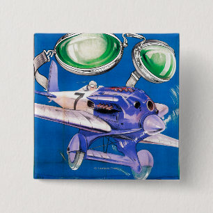 E.B. Meyrowitz Flugbrillen-Werbung Button