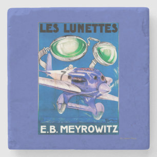 E.B. Meyrowitz Flugbrillen-Werbung Steinuntersetzer