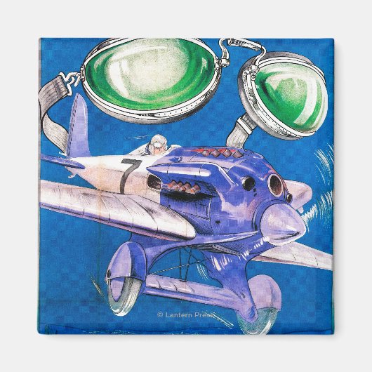 E.B. Meyrowitz Flying Goggles Advertisement Magnet (Vorne)