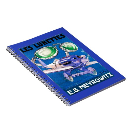 E.B. Meyrowitz Flying Goggles Advertisement Notizblock (Rechte Seite)