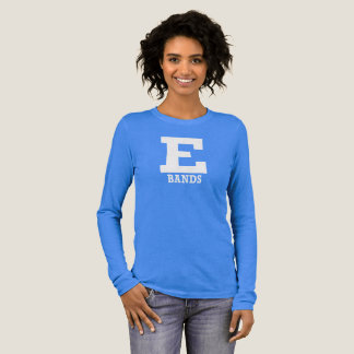 E-Bands Blue Bella+Leinwand Naher Langschlauch Tri-Blend Shirt