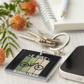 E-Bike Because I'm Old Vintage Retro Schlüsselanhänger (Vorderseite rechts)