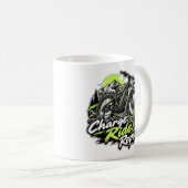 E-Bike – Charge Ride Repeat Kaffeetasse (VorderseiteRechts)