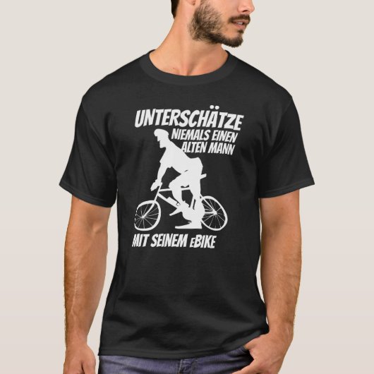 E Bike Driver Ebike Pedelec Electric Bicycle T-Shirt (Vorderseite)