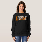 E-Bike Electric Bicycle Pedelec Geschenk Sweatshirt (Vorne ganz)