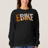 E-Bike Electric Bicycle Pedelec Geschenk Sweatshirt (Vorderseite)